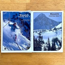 1996 WASATCH Touring Map 1 &amp; 2 Vintage Backcountry Ski Skiing Hiking 2 M... - $39.95
