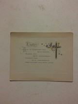 015 Vintage 4x5 AM Davis Easter  Postcard 10E43 Copr Card Gold Cross - £5.46 GBP