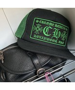 Cross/Hearts CH Hat Green Cap Streetwear Chrome Stud mm6 Dutch Designer ... - $48.95