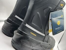 Terra Crossbow Men’s Size 10 Composite Toe Winter Work Boots – Black – NWT - $199.99