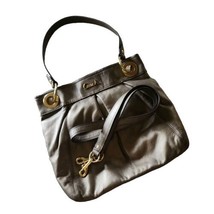 Coach Crossbody Bag #17605 Ashley Metallic Bronze Crossbody Bag 11.5&quot; X ... - $38.61