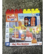 HAPPY LINE BUILD ME UP MAXI BLOCKS - FUN Fire STATIONS (20 pieces) - £10.32 GBP