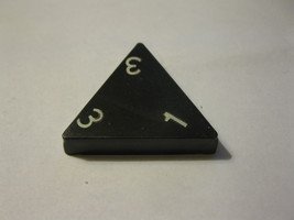 1985 Tri-ominoes Board Game Piece: Triangle # 1-3-3 - £0.78 GBP