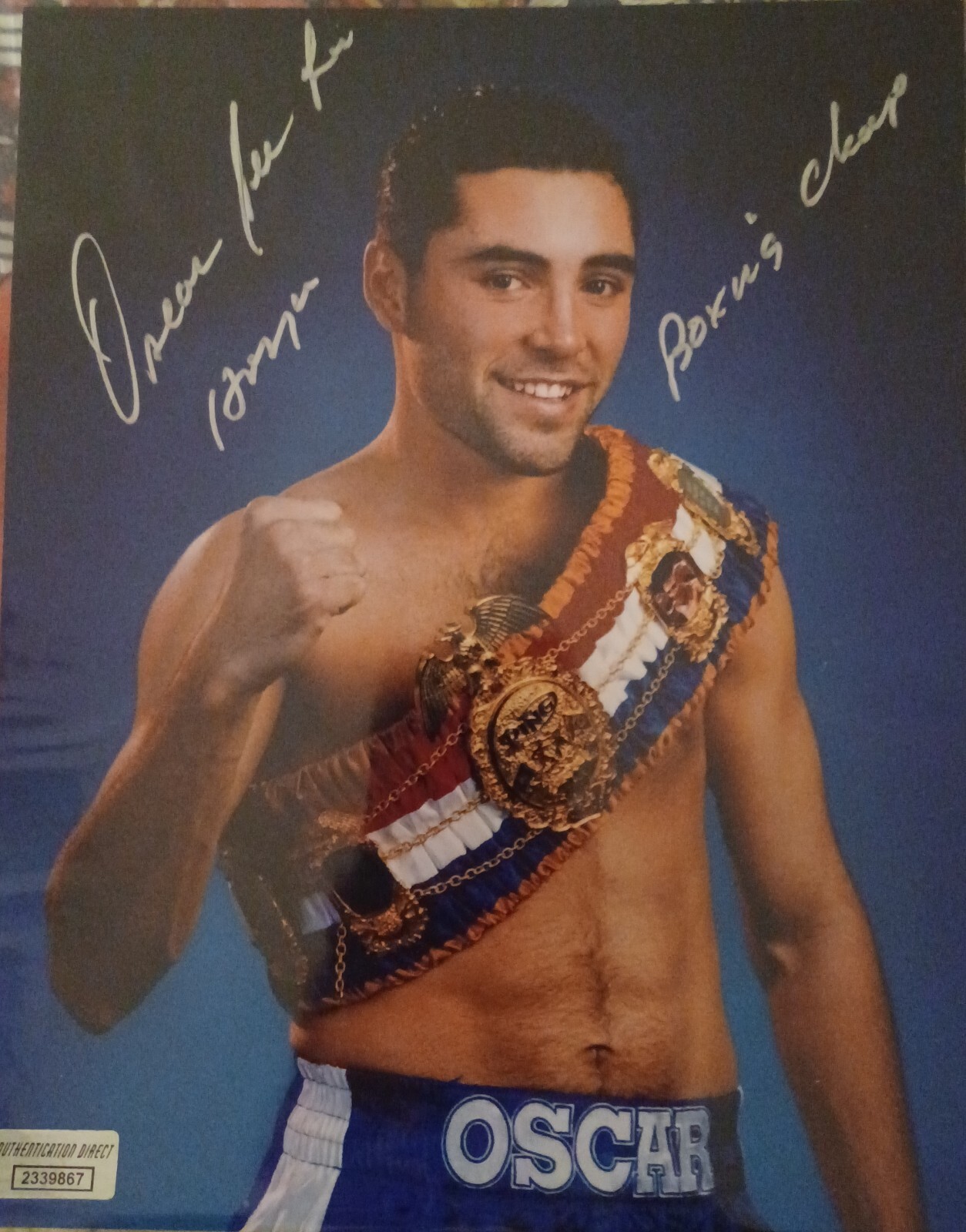 Oscar de la Hoya Signed Autographed Auto 8x10 Photo with Certified COA - $101.68