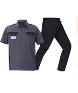 Summer Work Clothing Wear-resistant Uniform Durable Workshop Mechanics W... - £101.29 GBP