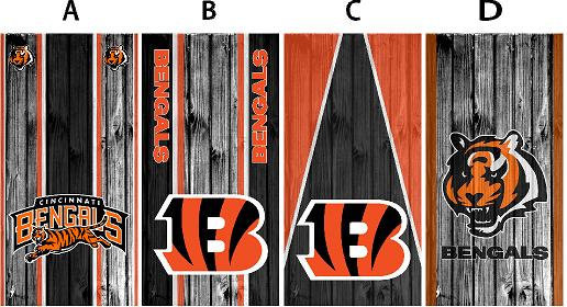 Cornhole Board Vinyl Wrap Bengals - sold individually