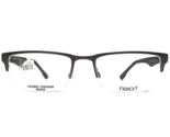 Flexon Eyeglasses Frames E1070 033 Gunmetal Gray Matte Black Half Rim 54... - $111.98