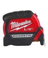 Milwaukee Tool 48-22-0317 5M/16Ft Compact Wide Blade Magnetic Tape Measure - £32.23 GBP