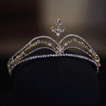 Princess Crystal Rhinestone Tiara Headband Girls Bridal Prom Crown Wedding Party - £19.83 GBP