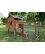 Outdoor Chicken Coop for 24 Chickens Wooden Hen House Poultry Pet Hutch ... - $164.60