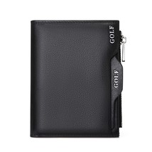 Golf men&#39;s wallet 2023 new leather short wallet fashion brand student zero walle - £83.85 GBP