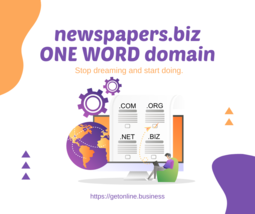 newspapers.biz - Ideal for News Industry Rare one 1 Word .biz Premium Domain - £551.82 GBP