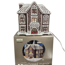 Martha Stewart Everday Gingerbread Manor Lighted Christmas Village House... - £18.54 GBP