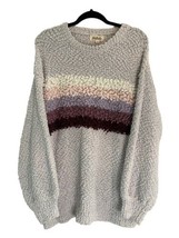 Women’s Listicle  Multicolor Pullover Sweater Size L Polyester blend - £12.06 GBP