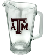 Texas A&amp;M Large 60 oz Glass Beer Pitcher - Made in Mexico - Flawless - $34.68