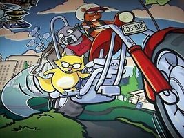 Ultimate Golf Ball Frenzy Pinball POSTER Orange County Choppers Motorcyc... - $37.25