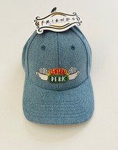 FRIENDS Central Perk Denim Hat Cap Blue Snap Back - £51.41 GBP