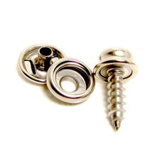 Cap &amp; Socket, Stainless Steel Snap Fastener w/ 5/8&quot; #10 Screw Stud, 10 P... - €13,92 EUR
