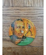 1971 Mattel Instant Replay Bart Starr Green Bay Packers 2.5&#39;&#39; Disc 2 Sid... - $70.15 CAD