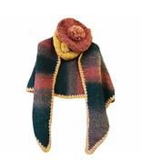 New Tambour Paris &quot;ILLUSION&quot; Shawl-Vest  FRENCH WOOL Onesize *RARE*  - £69.35 GBP