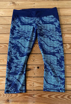 Under Armour Women’s Cropped Athletic leggings size XL Blue BN - £11.57 GBP