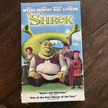 Vintage Shrek #1 - Special Edition Videocassette (VHS, 2001) Princess Fiona - £7.46 GBP