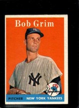 1958 TOPPS #224 BOB GRIM VG YANKEES *NY8938 - $3.19