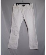 Cult of Individuality Jeans Men&#39;s 40x34 White Rebel Straight Button Fly ... - €60,75 EUR