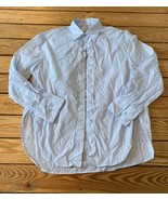 Babaton Men’s Long Sleeve Button Up Shirt Size 2XS Blue G10 - £15.51 GBP