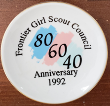 First Interstate Bank Frontier Girl Scout Council Anniversary 1992  Plate  - $15.95
