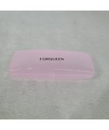 FORQUEEN Stylish Pink Glasses Case - High Quality Plastic to Keep Your Glasses  - $19.99