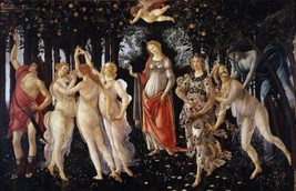 Art Primavera by Sandro Botticelli. Fantasy Oil Painting Giclee Print Canvas - £7.46 GBP+