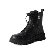 Women Modern Boot Shoes Black Fashion Elegant Knee-High Round Toe Stretch Fabric - £171.16 GBP