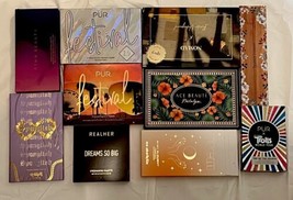 Lot of 10 Assorted Brands Eyeshadow Palettes. All Full Size NEW /LOT #120 - £43.75 GBP