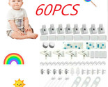 60X Baby Protection Kit - Child Safety Hidden Locks For Cabinets And Dra... - $49.39