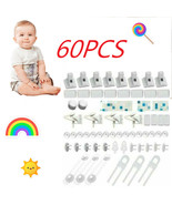 60X Baby Protection Kit - Child Safety Hidden Locks For Cabinets And Dra... - $51.99