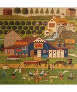 &quot; Apple Beurre Makers &quot; Par Charles Wysocki, Offset Lithographie Sur Pap... - $1,833.55 CAD