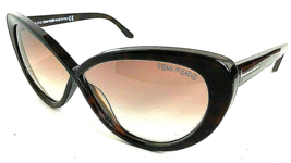 New Tom Ford TF253 Madison Brown 63mm Oversized Cats Eye Women&#39;s Sunglasses - $189.99