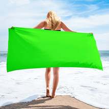 Autumn LeAnn Designs® | Bright Neon Green Beach Towel - £30.66 GBP