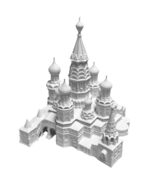 St. Basil’s Cathedral Model,Russian Architecture Display, Iconic World B... - $19.99