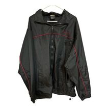 Bally’s Casino Windbreaker Jacket Black Red Trim Full Zip Men’s XL Early... - $27.00