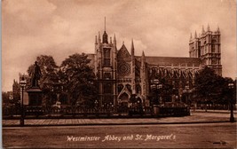 Vintage Westminster Abbey and St. Margaret&#39;s London Postcard by Valentine Series - £4.01 GBP