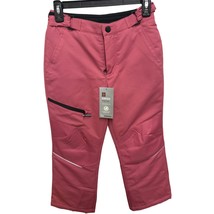 NEW Swiss Tech M 7-8 Snow pants winter ski insulated Pink Girl pocket kids - €23,57 EUR