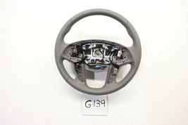New GM OEM Leather Steering Wheel Cadillac XT5 2017-2021 Gray Heated 842... - £143.72 GBP
