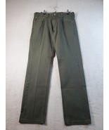 Levi&#39;s 511 Jeans Womens Size 32x30 Green Denim Cotton Pockets Belt Loops... - £17.96 GBP