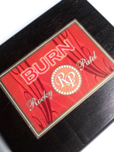 Rocky Patel BURN Toro Empty Black Lacquered Wood Cigar Box for Crafting,... - £14.26 GBP