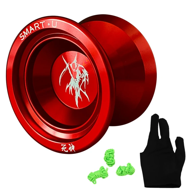 S2 Snake Metal Yoyo Professional Yoyo Ball Aluminum Alloy Yo-Yo+Glove+3 String - £13.23 GBP