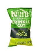 Kettle Brand Krinkle Dill Pickle Bolder Crunchier Potato Chip 7.5oz - $258.35 MXN