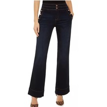INC Womens 8 Dark Wash Sailor Trouser Bootleg Jeans RETAG CR36 - £34.67 GBP