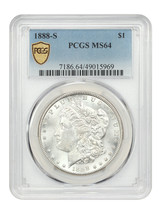1888-S $1 PCGS MS64 - $1,425.90